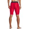 imageUnder Armour Mens HeatGear Long Shorts600 Red   White