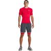 imageUnder Armour Mens HeatGear Long Shorts600 Red   White
