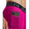 imageUnder Armour Mens HeatGear Long Shorts654 Tropic Pink   White