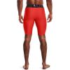imageUnder Armour Mens HeatGear Long Shorts860 Dark Orange   White