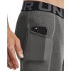 imageUnder Armour Mens HeatGear Long ShortsCarbon Heather 090Black