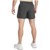 imageUnder Armour Mens Launch Run 5 Inch Unlined Shorts025 Castlerock  Castlerock  Reflective