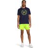 imageUnder Armour Mens Launch Run 5quot Shorts731 Highvis Yellow  Highvis Yellow  Reflective
