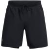 imageUnder Armour Mens Launch Run 7quot 2in1 Shorts001 Black  Black  Reflective