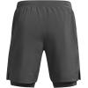 imageUnder Armour Mens Launch Run 7quot 2in1 Shorts025 Castlerock  Castlerock  Reflective