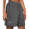 imageUnder Armour Mens Launch Run 7quot 2in1 Shorts025 Castlerock  Castlerock  Reflective