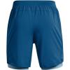 imageUnder Armour Mens Launch Run 7quot 2in1 Shorts426 Varsity Blue  Blizzard  Reflective