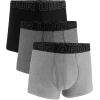 imageUnder Armour Mens MultiPack Performance Tech Boxerjock Brief 3quot Inseam AllDay Comfort ampamp SoftSteel Heather  Core 3pack