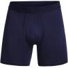imageUnder Armour Mens MultiPack Performance Tech Mesh Boxerjock Brief 6quot Inseam AllDay Comfort466 Cosmic Blue   Midnight Navy