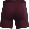 imageUnder Armour Mens MultiPack Performance Tech Mesh Boxerjock Brief 6quot Inseam AllDay Comfort600 Dark Maroon   Mod Gray