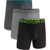 imageUnder Armour Mens MultiPack Performance Tech Mesh Boxerjock Brief 6quot Inseam AllDay ComfortBlack Multi 3 Pack