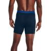 imageUnder Armour Mens MultiPack Performance Tech Mesh Boxerjock Brief 6quot Inseam AllDay ComfortRoyal 400Academy Blue