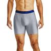 imageUnder Armour Mens Standard Tech 6quot Boxerjock MultipackAcademy  Mod Gray Light Heather