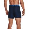 imageUnder Armour Mens Standard Tech 6quot Boxerjock MultipackAcademy Blue 409Blue Circuit