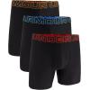 imageUnder Armour Mens Standard Tech 6quot Boxerjock MultipackBlack Multicolor 3 Pack