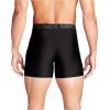 imageUnder Armour Mens Standard Tech 6quot Boxerjock MultipackBlack Solid  Core 3 Pack