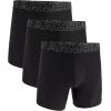 imageUnder Armour Mens Standard Tech 6quot Boxerjock MultipackBlack Solid  Core 3 Pack