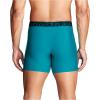 imageUnder Armour Mens Standard Tech 6quot Boxerjock MultipackCircuit Teal Solid 3 Pack