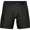 imageUnder Armour Mens Standard Tech 6quot Boxerjock MultipackGreen Citrine 394Baroque Green