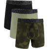 imageUnder Armour Mens Standard Tech 6quot Boxerjock MultipackGrove Green Haze Print 3 Pack