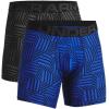 imageUnder Armour Mens Standard Tech 6quot Boxerjock MultipackJet Gray 010Black