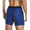 imageUnder Armour Mens Standard Tech 6quot Boxerjock MultipackJet Gray 010Black