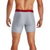 imageUnder Armour Mens Standard Tech 6quot Boxerjock MultipackMod Gray Light Heather  Jet Gray Light Heather