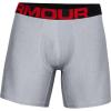 imageUnder Armour Mens Standard Tech 6quot Boxerjock MultipackMod Gray Light Heather 011Jet Gray Light Heather