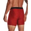 imageUnder Armour Mens Standard Tech 6quot Boxerjock MultipackRadiant Red 839Black