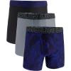 imageUnder Armour Mens Standard Tech 6quot Boxerjock MultipackRoyal Windstream Print 3 Pack