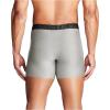 imageUnder Armour Mens Standard Tech 6quot Boxerjock MultipackSteel Heather  Core 3 Pack