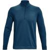 imageUnder Armour Mens Storm Snap Fleece 12 Zip TShirt437 Petrol Blue   Petrol Blue