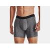 imageUnder Armour Mens Tech 6inch Boxerjock 1Pack017 Jet Gray Medium Heather   Black