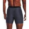 imageUnder Armour Mens Tech 6inch Boxerjock 1Pack044 Downpour Gray   Jet Gray
