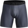 imageUnder Armour Mens Tech 6inch Boxerjock 1Pack044 Downpour Gray   Jet Gray
