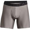 imageUnder Armour Mens Tech 6inch Boxerjock 1Pack294 Pewter   Black