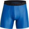 imageUnder Armour Mens Tech 6inch Boxerjock 1Pack481 Cyber Blue   Jet Gray