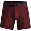 imageUnder Armour Mens Tech 6inch Boxerjock 1Pack691 Chestnut Red   Black