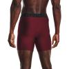 imageUnder Armour Mens Tech 6inch Boxerjock 1Pack691 Chestnut Red   Black