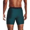 imageUnder Armour Mens Tech 6inch Boxerjock 1Pack716 Tourmaline Teal   Black