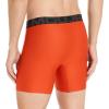 imageUnder Armour Mens Tech 6inch Boxerjock 1Pack887 Orange Ember   Black