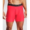 imageUnder Armour Mens Tech 6inch Boxerjock 1PackBeta 628Jet Gray