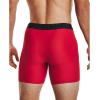 imageUnder Armour Mens Tech 6inch Boxerjock 1PackRed 603Black
