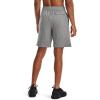 imageUnder Armour Mens UA Rival Fleece Shorts025 Castlerock Light Heather   White