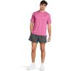 imageUnder Armour Mens Woven 5quot Shorts025 Castlerock   White
