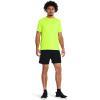 imageUnder Armour Mens Woven Wordmark Shorts002 Black   Highvis Yellow