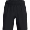imageUnder Armour Mens Woven Wordmark Shorts004 Black   Morph Green