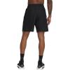 imageUnder Armour Mens Woven Wordmark Shorts005 Black   Cyber Green