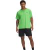 imageUnder Armour Mens Woven Wordmark Shorts005 Black   Cyber Green