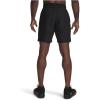 imageUnder Armour Mens Woven Wordmark Shorts006 Black   Solar Orange